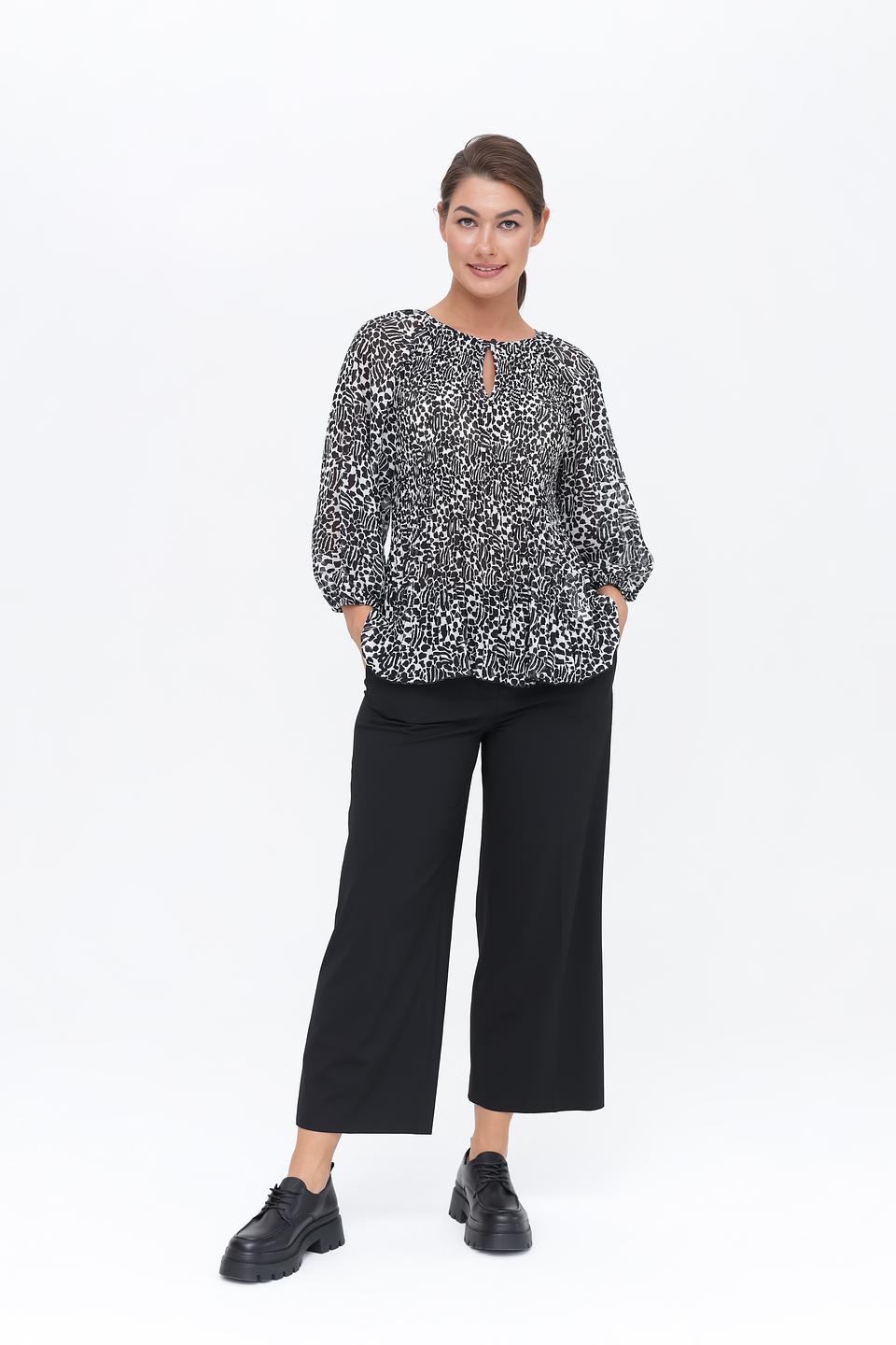 Блуза Taifun с леопардовым принтом