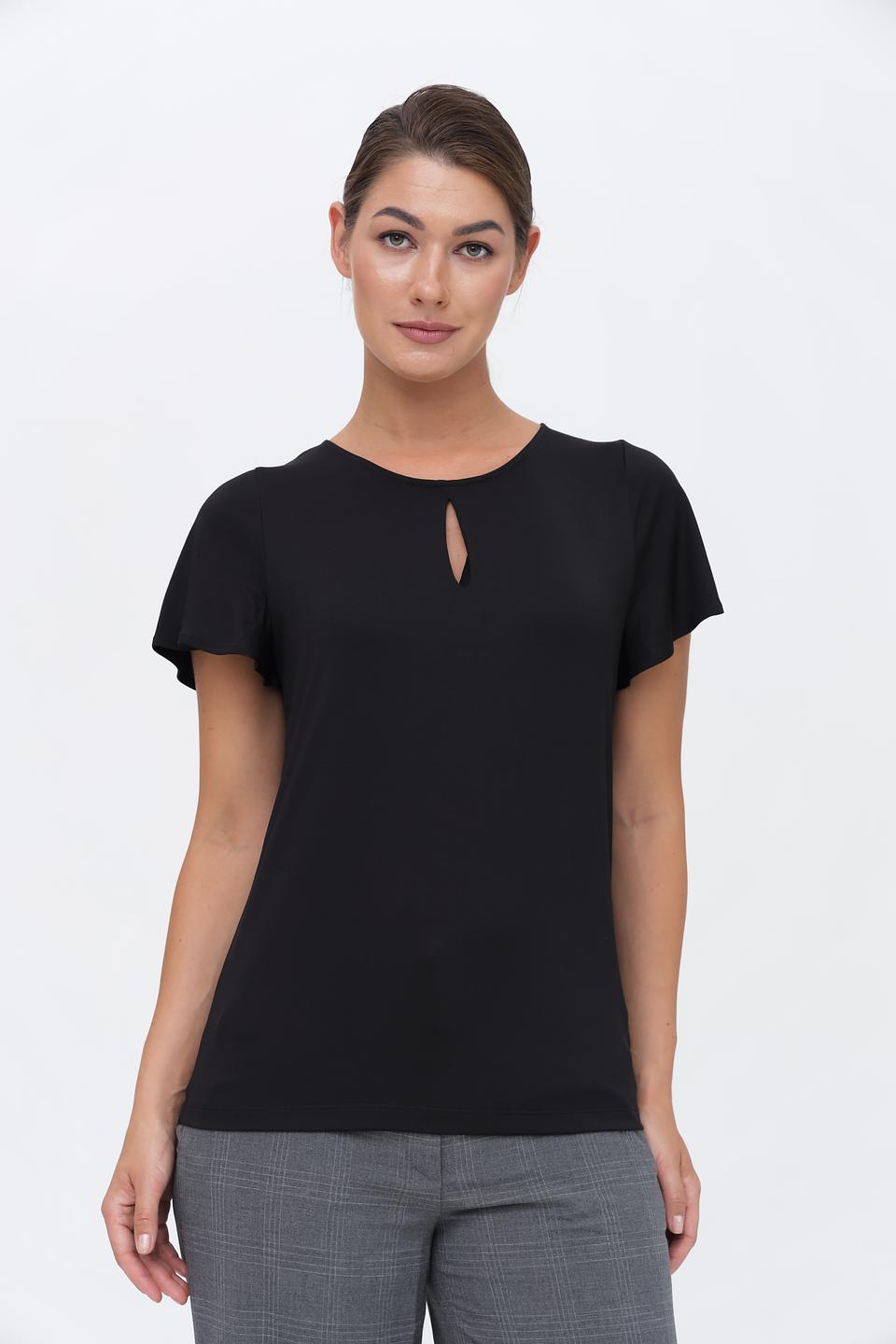 Блуза Taifun с вырезом