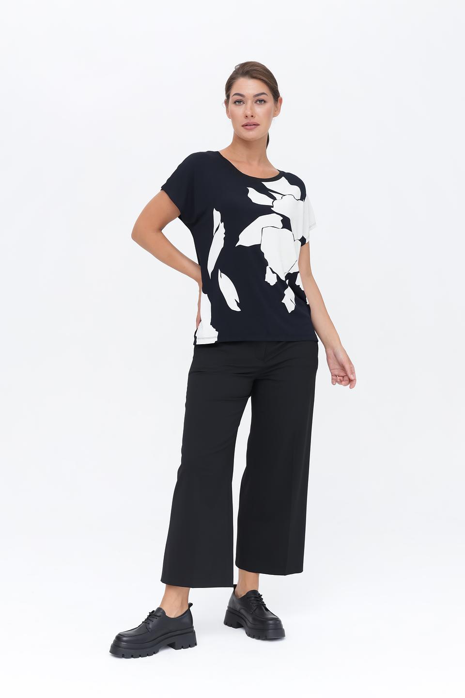 Футболка Taifun с цветочным принтом