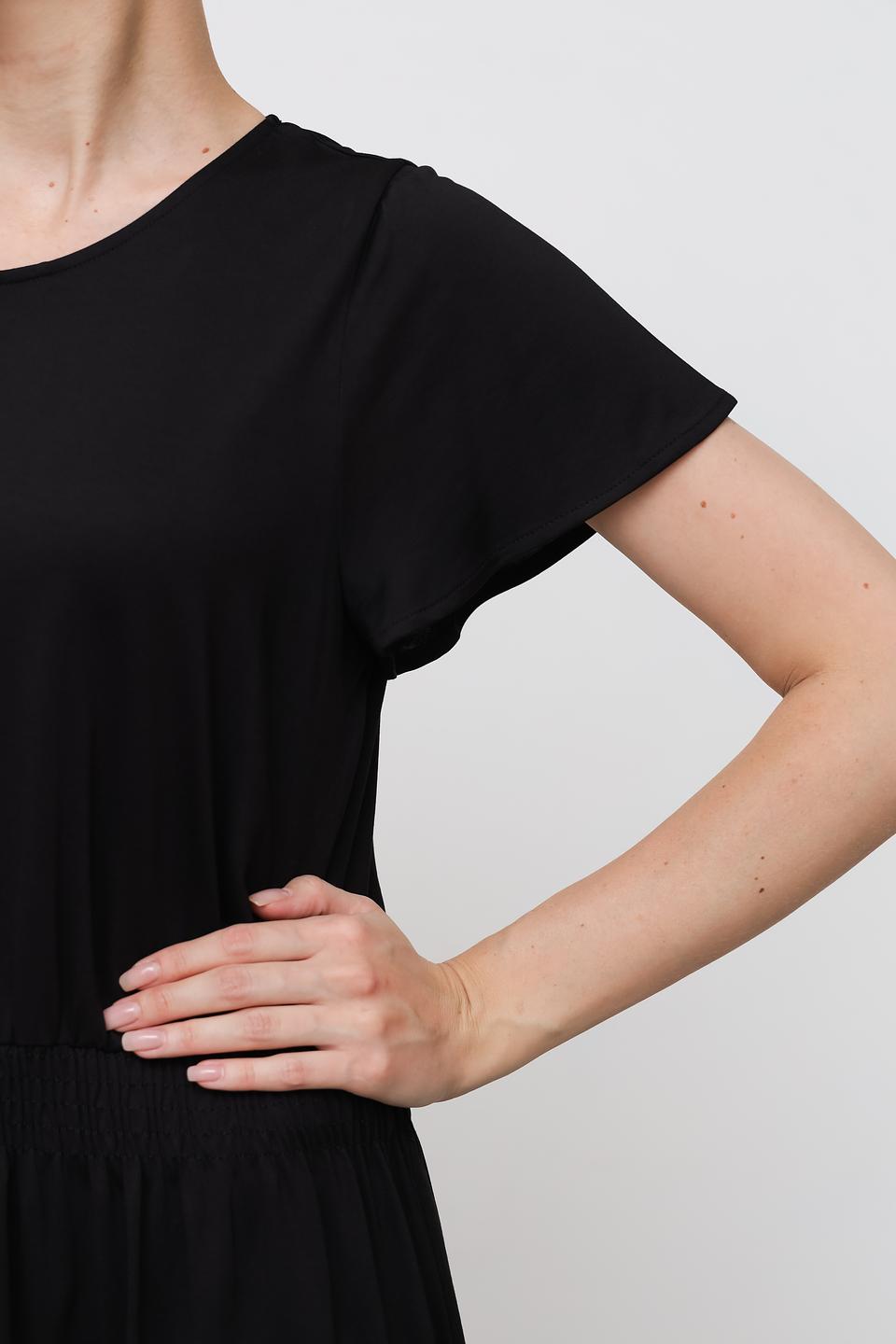 Платье Taifun чёрное с вырезом