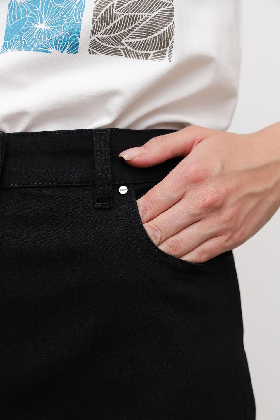 Джинсы Zerres прямые чёрные