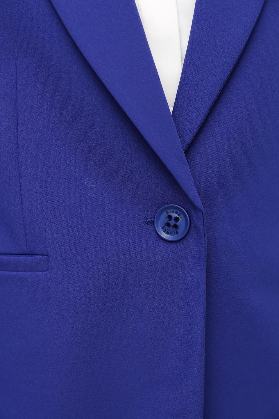 Жакет Bianca синий приталенный