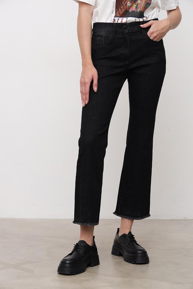 Джинсы Zerres чёрные прямые