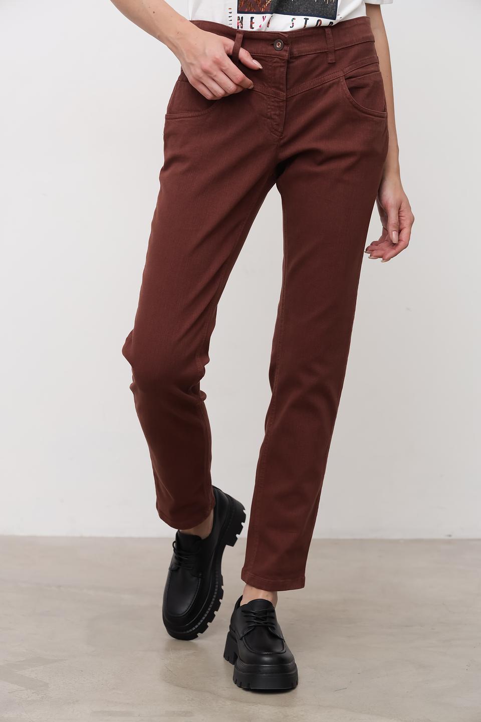 Джинсы Zerres терракотовые