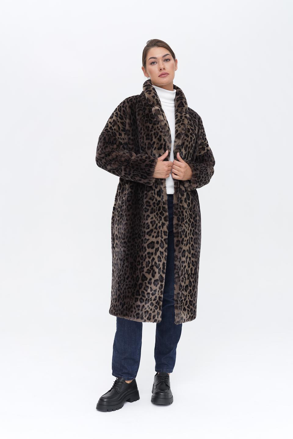 Пальто Electra style леопард