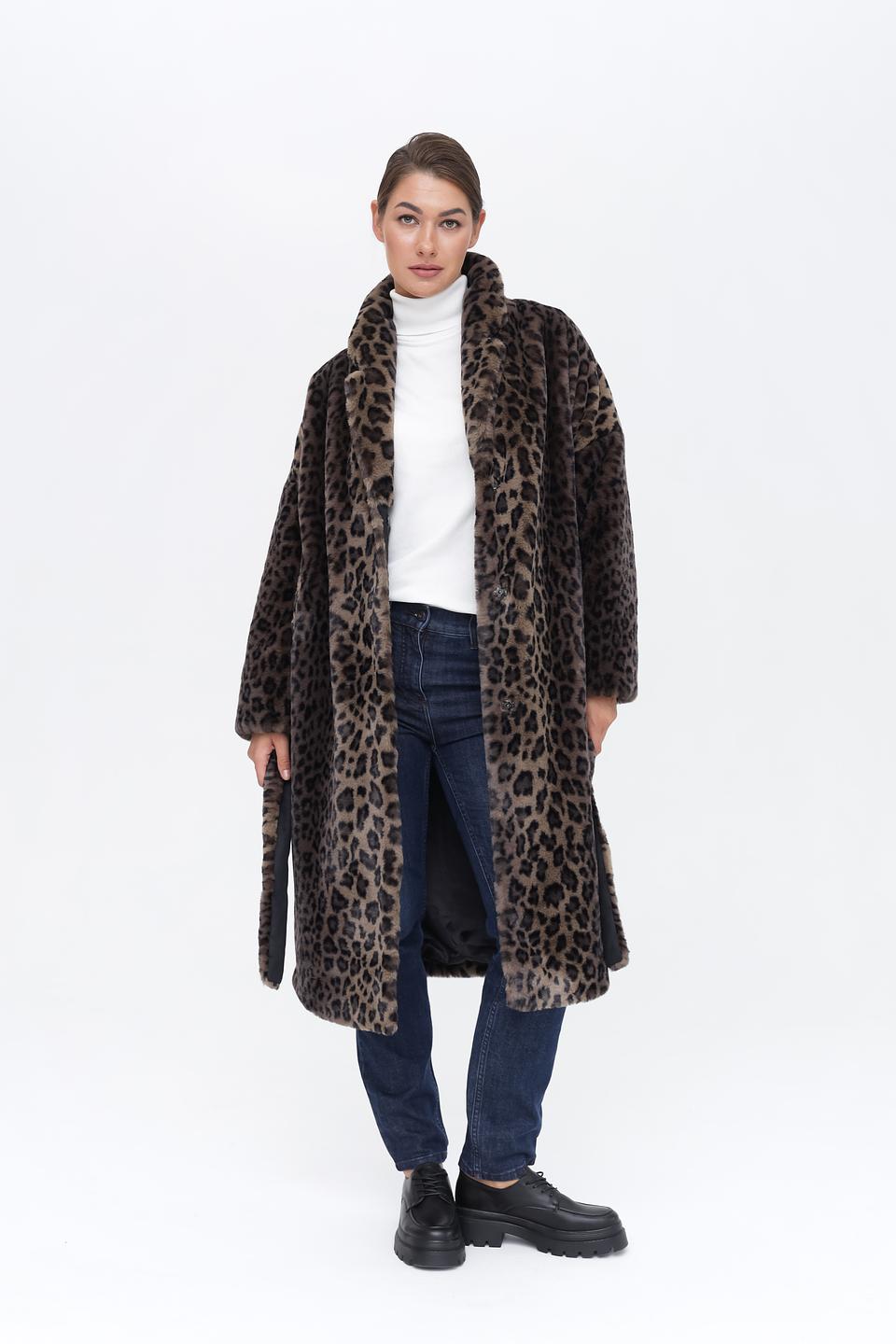 Пальто Electra style леопард
