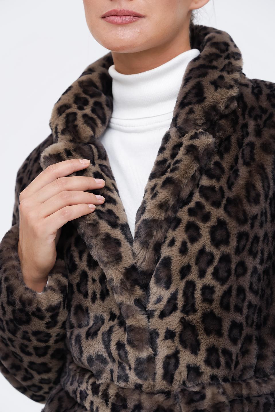 Пальто Electra style леопард