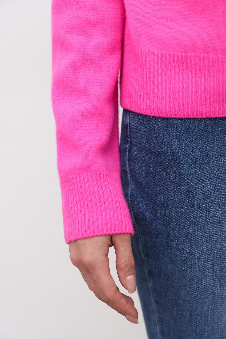 Пуловер Oui фуксия