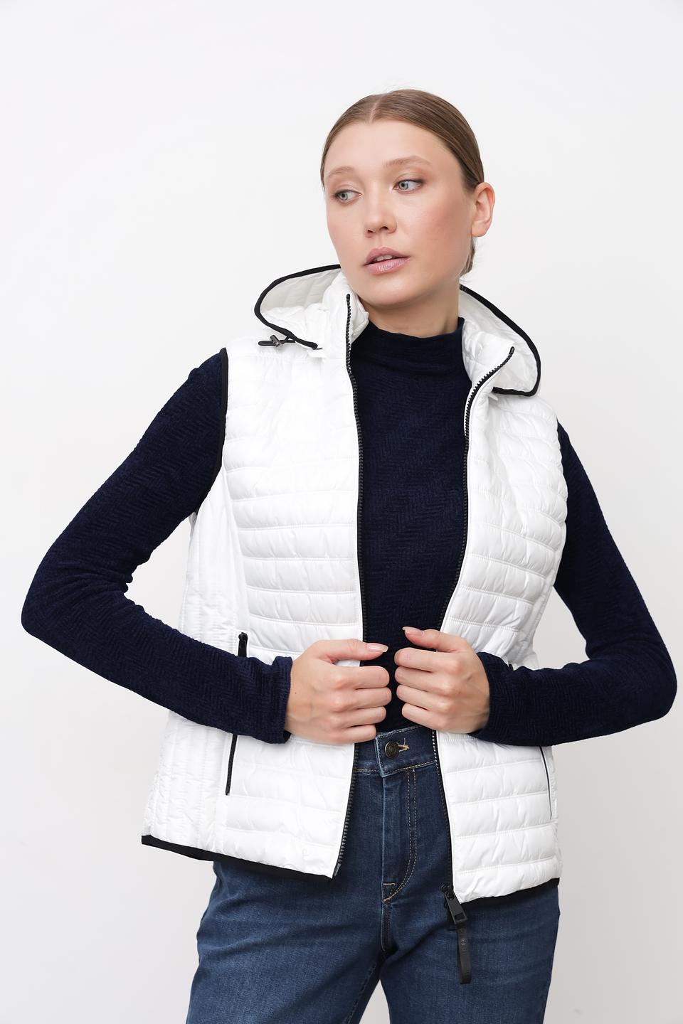 Жилет Lebek стеганый белый