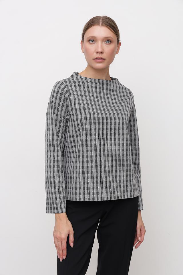Пуловер Bianca в клетку