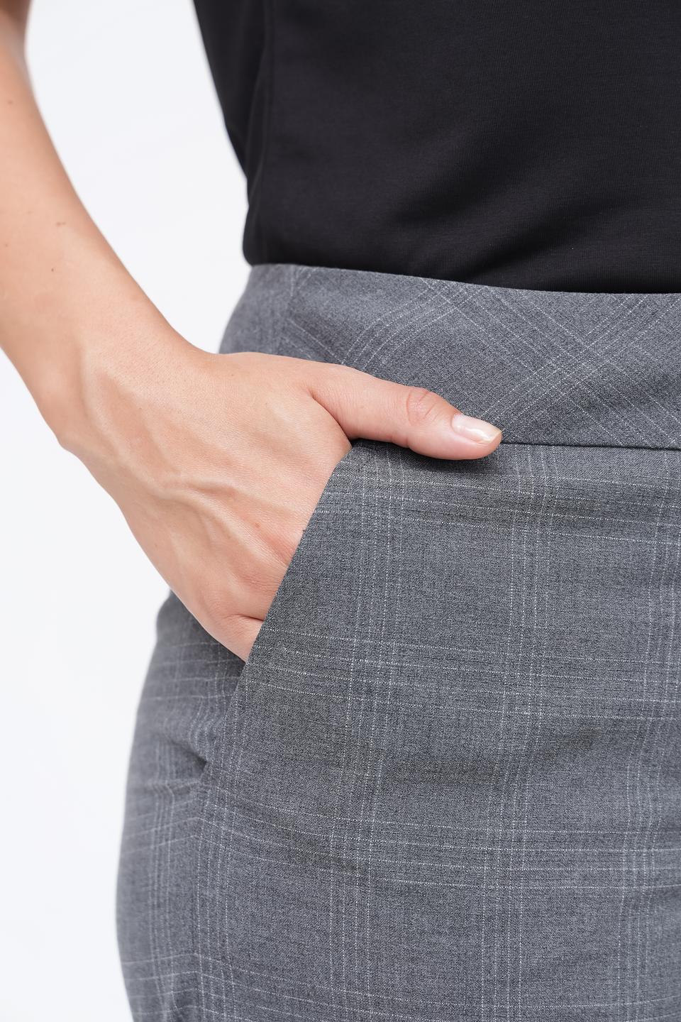 Брюки Gerry Weber в клетку серые