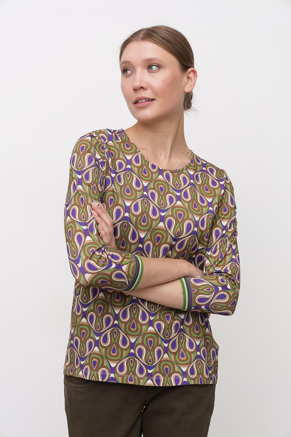 Лонгслив Bianca с принтом