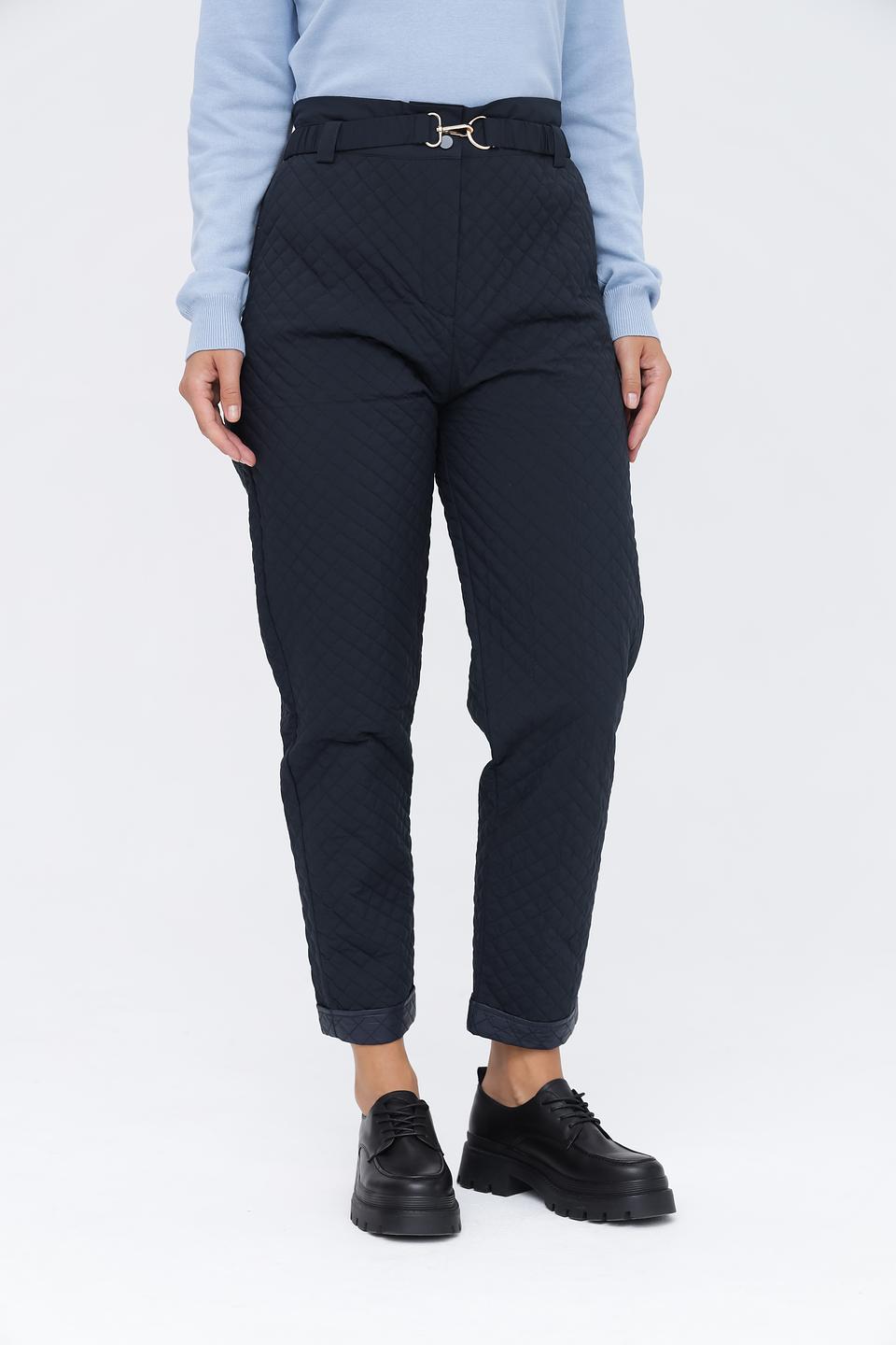 Брюки стеганые Pezzo темно-синие
