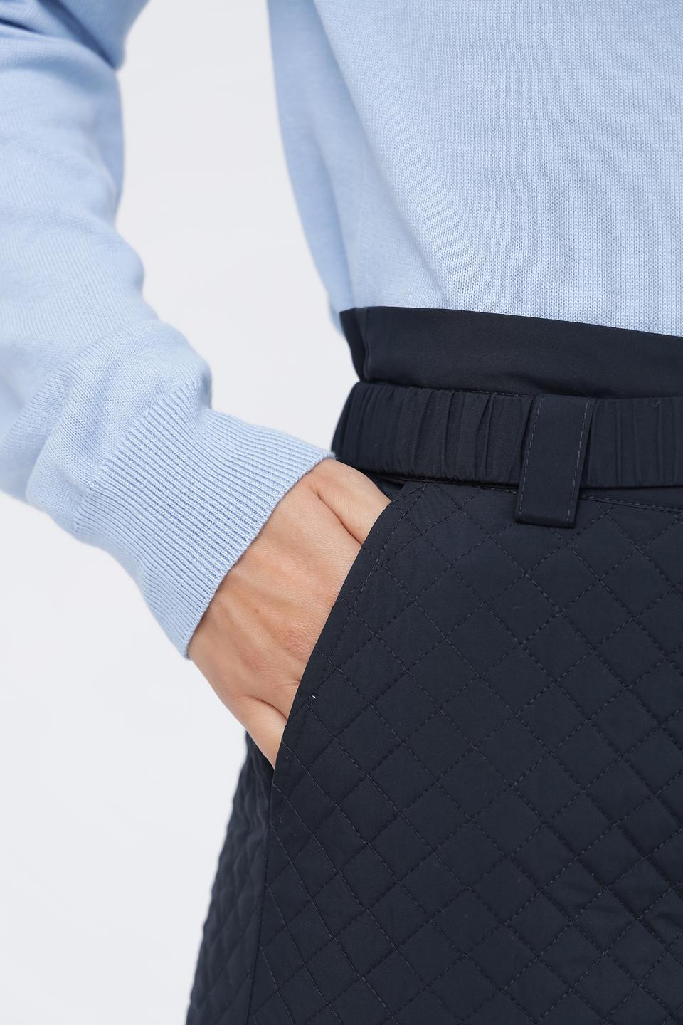 Брюки стеганые Pezzo темно-синие