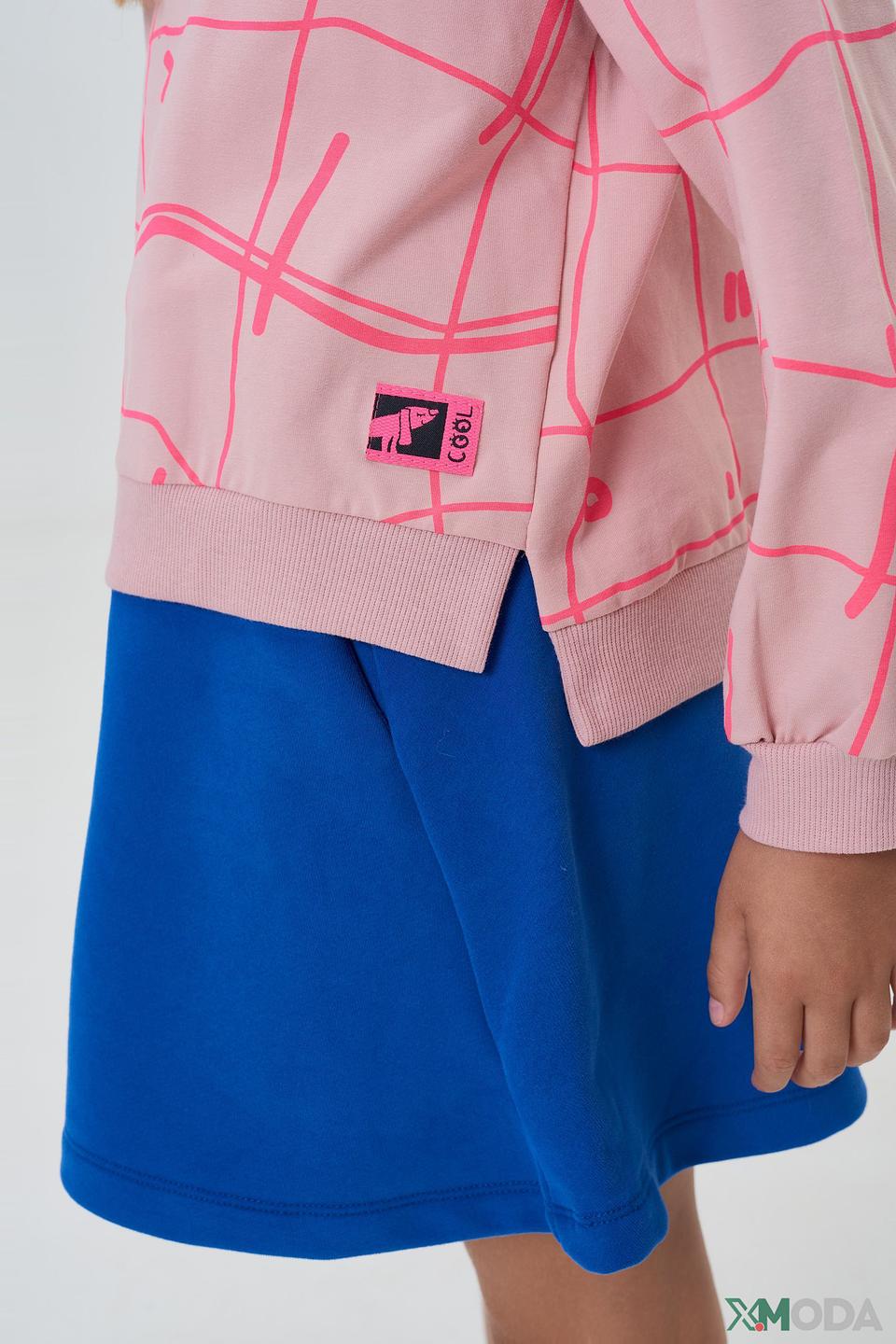 Джемпер Choupette с принтом розовый