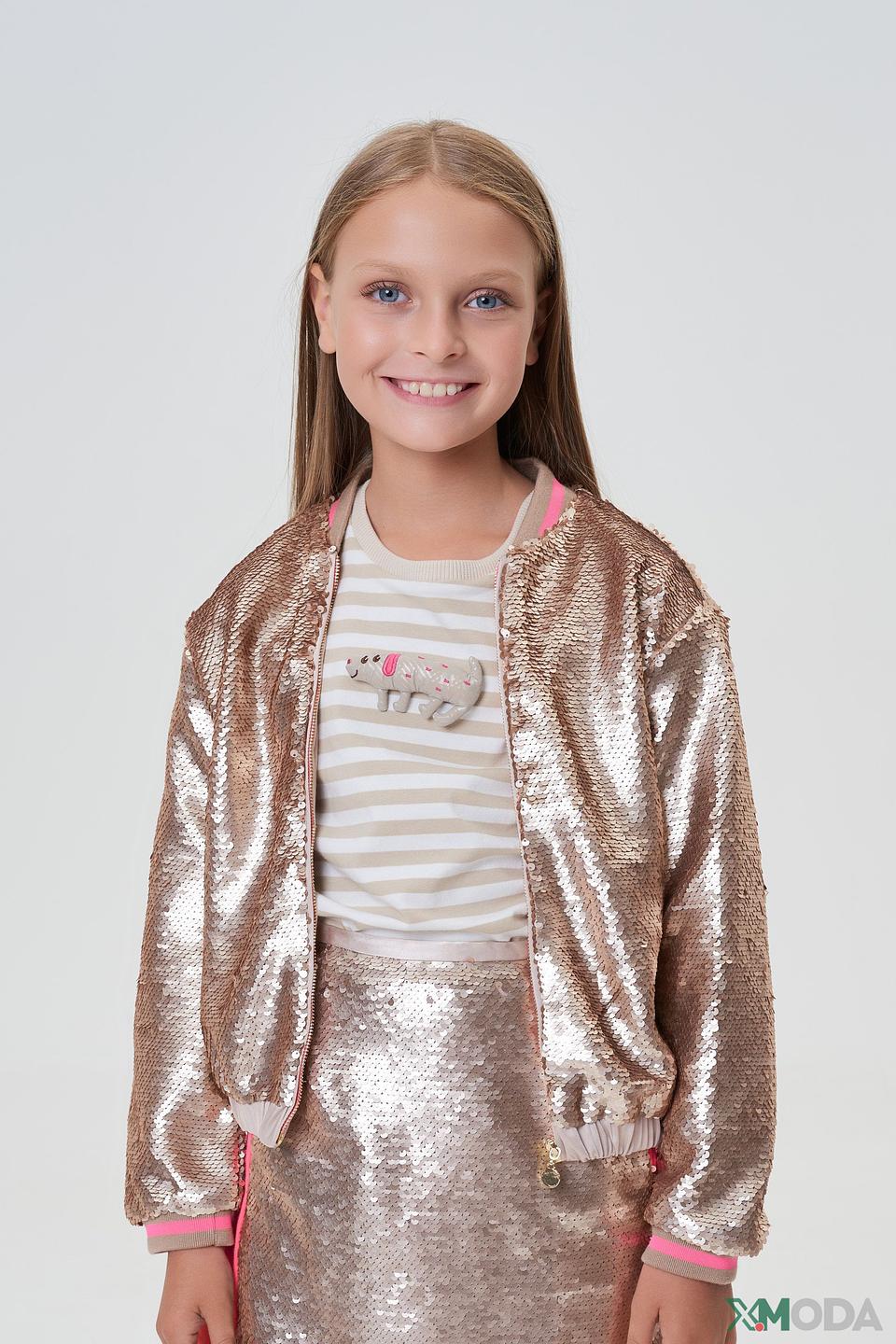 Куртка-бомбер Choupette с пайетками