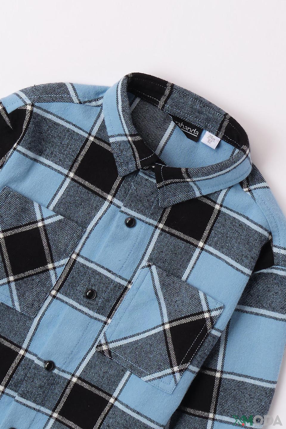 Рубашка Sarabanda в клетку голубая