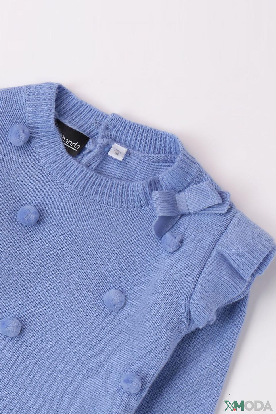 Джемпер Sarabanda голубой с воланами