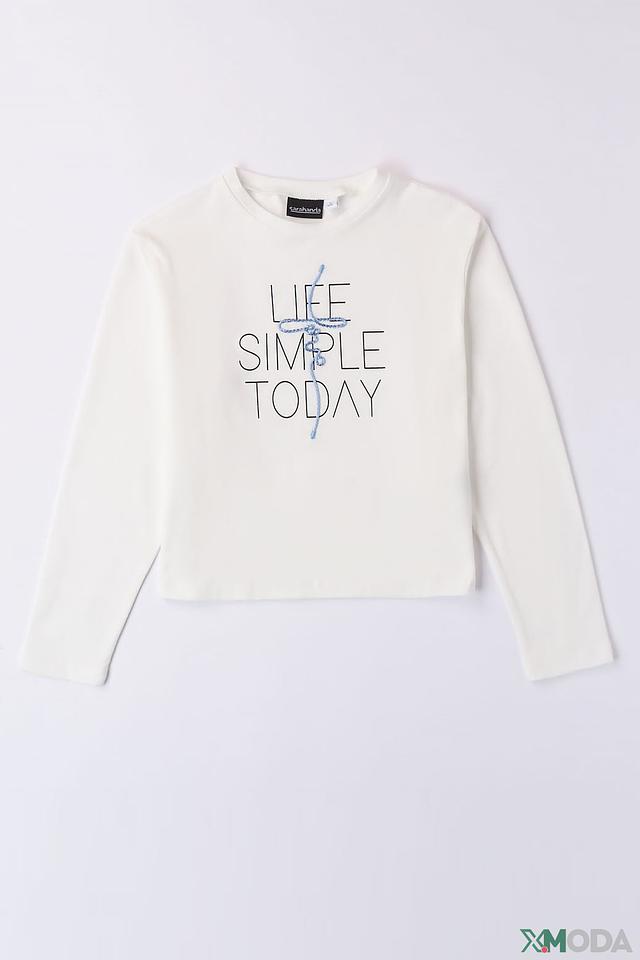 Джемпер Sarabanda с принтом белый