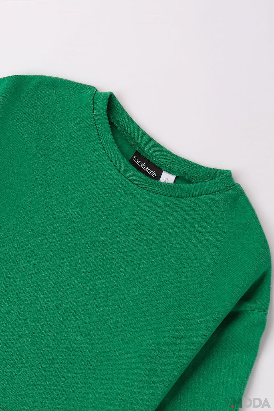 Джемпер Sarabanda зелёный с рукавами-фонариками