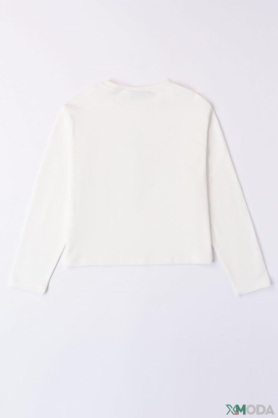 Джемпер Sarabanda с принтом белый