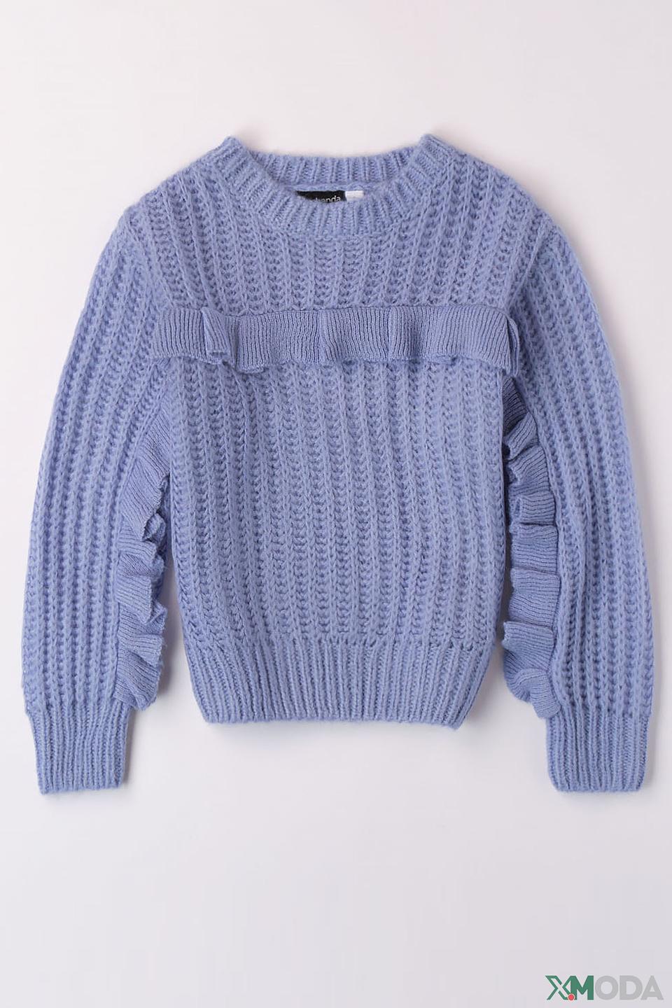 Джемпер Sarabanda лавандовый с рюшами