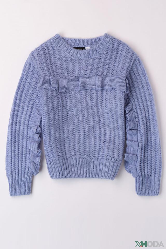 Джемпер Sarabanda лавандовый с рюшами