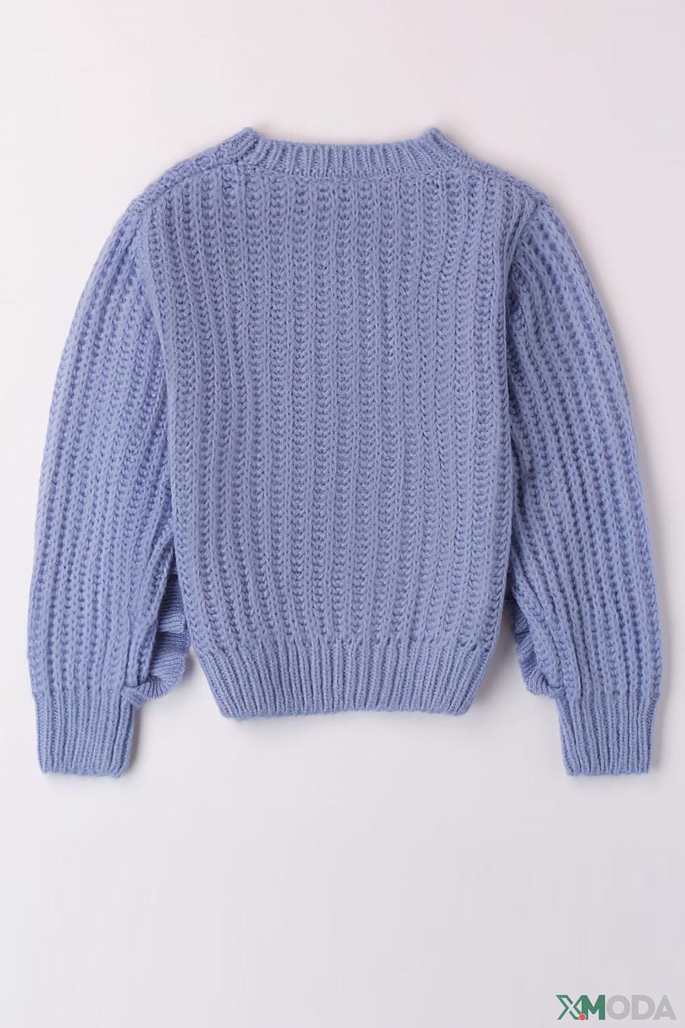 Джемпер Sarabanda лавандовый с рюшами