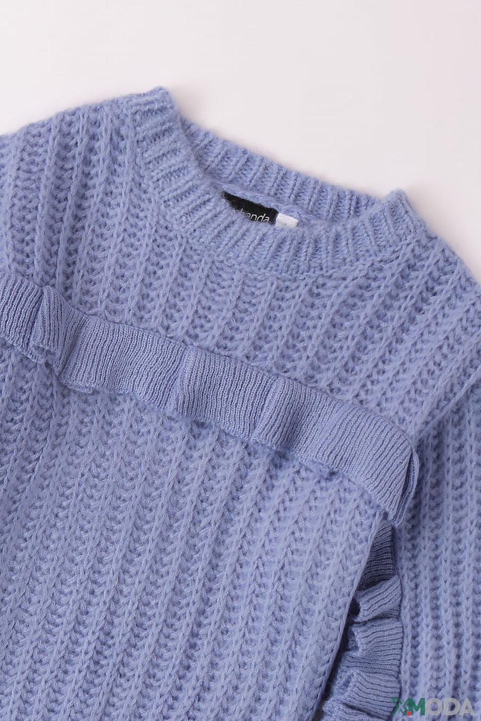 Джемпер Sarabanda лавандовый с рюшами