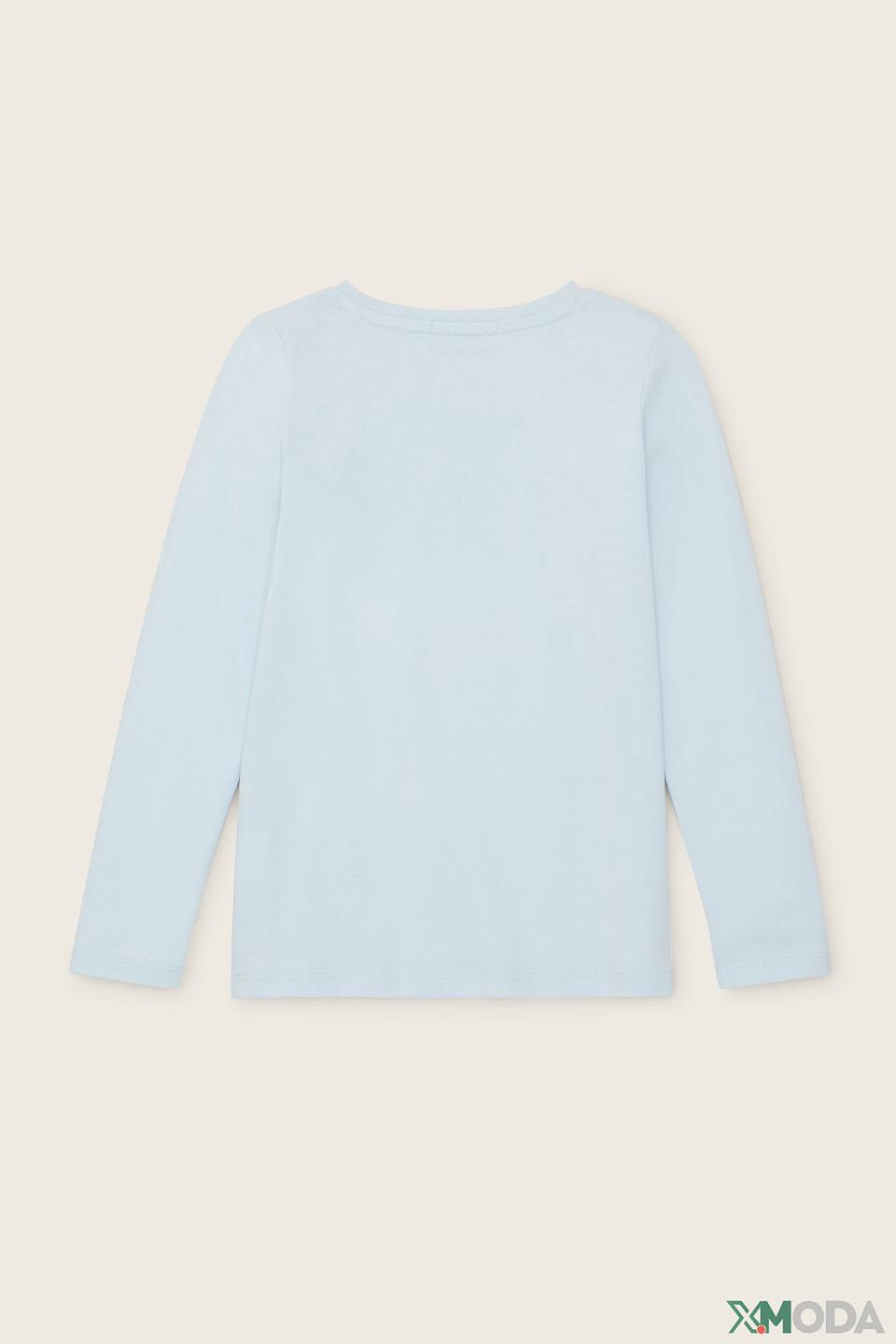 Джемпер Tom Tailor с щенком голубой