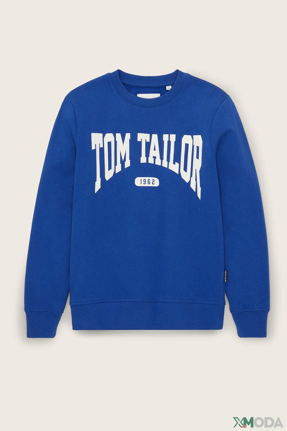 Свитшот Tom Tailor синий