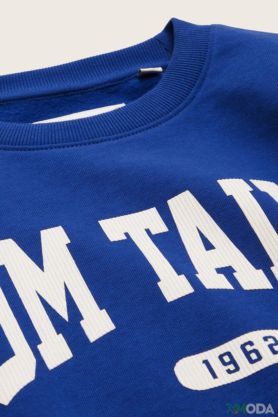 Свитшот Tom Tailor синий