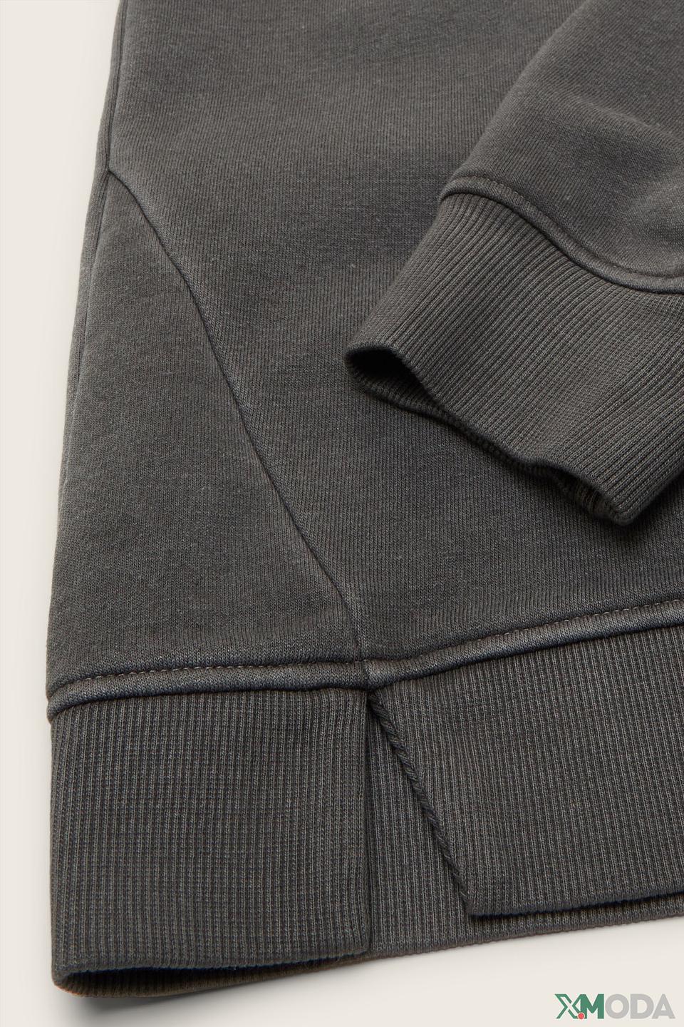 Джемпер Tom Tailor серый с принтом