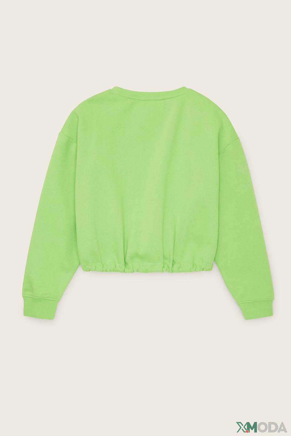 Джемпер Tom Tailor лайм с принтом