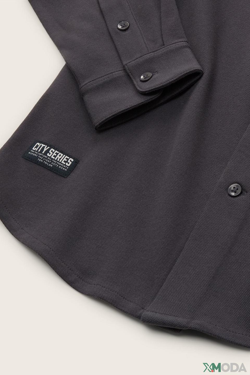 Рубашка Tom Tailor CITY SERIES чёрная