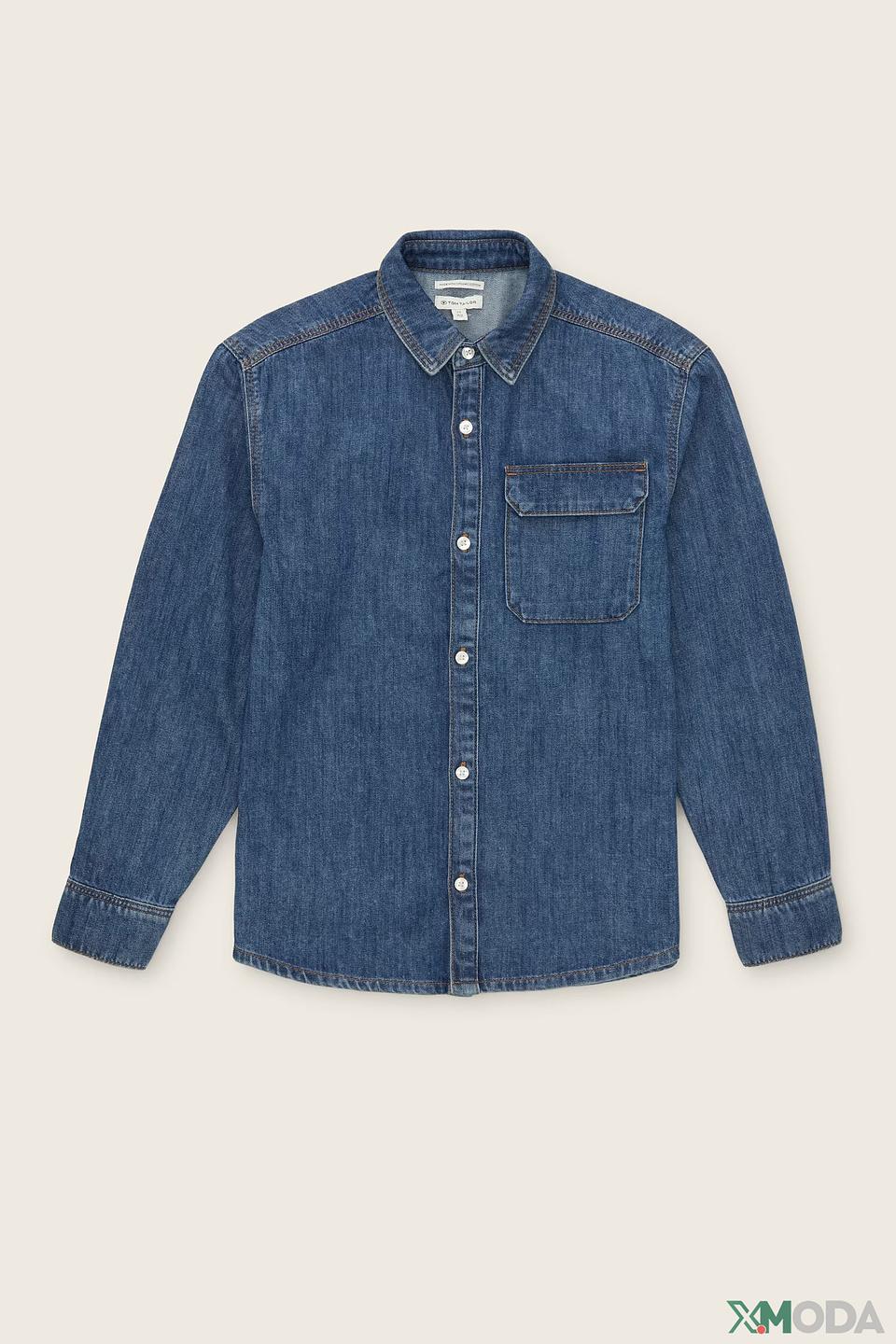 Рубашка Tom Tailor джинсовая