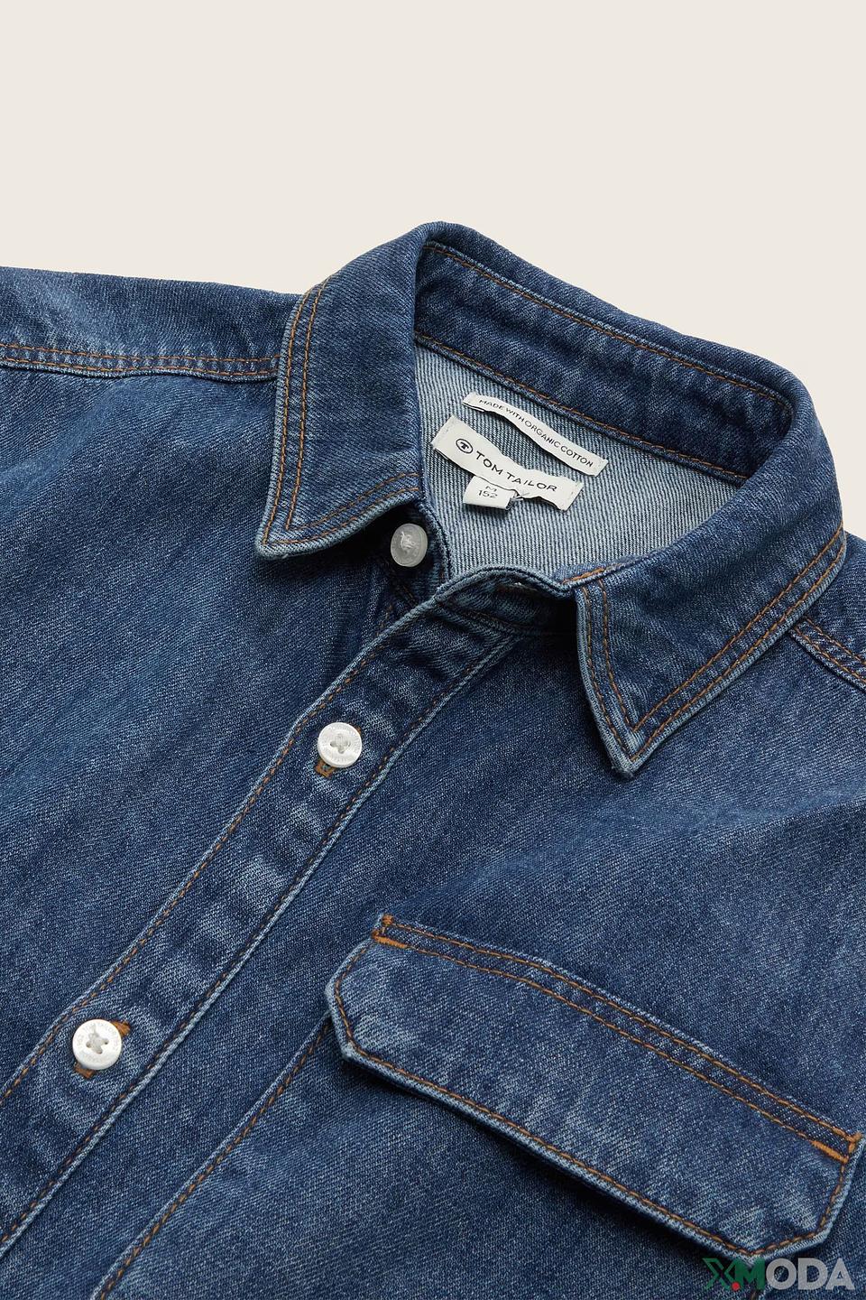 Рубашка Tom Tailor джинсовая