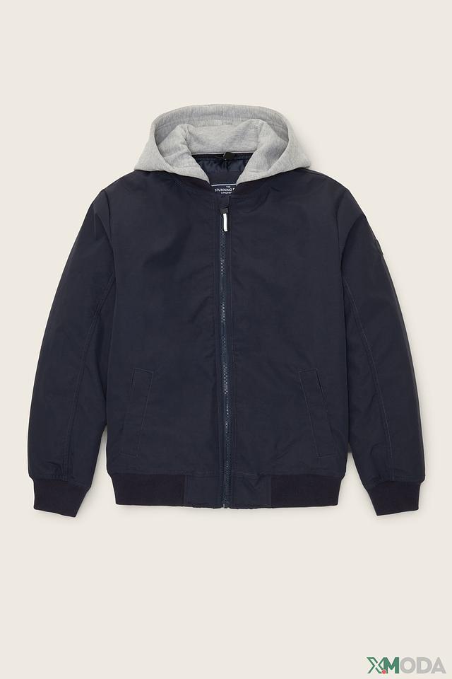 Куртка Tom Tailor детская синяя с капюшоном