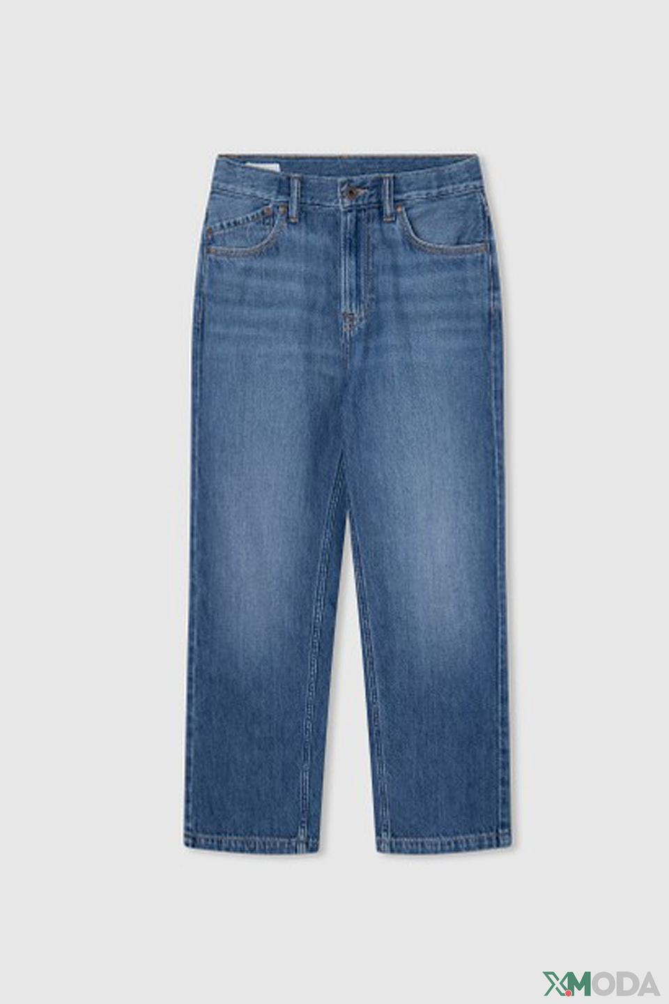 Брюки Pepe Jeans London джинсовые синие