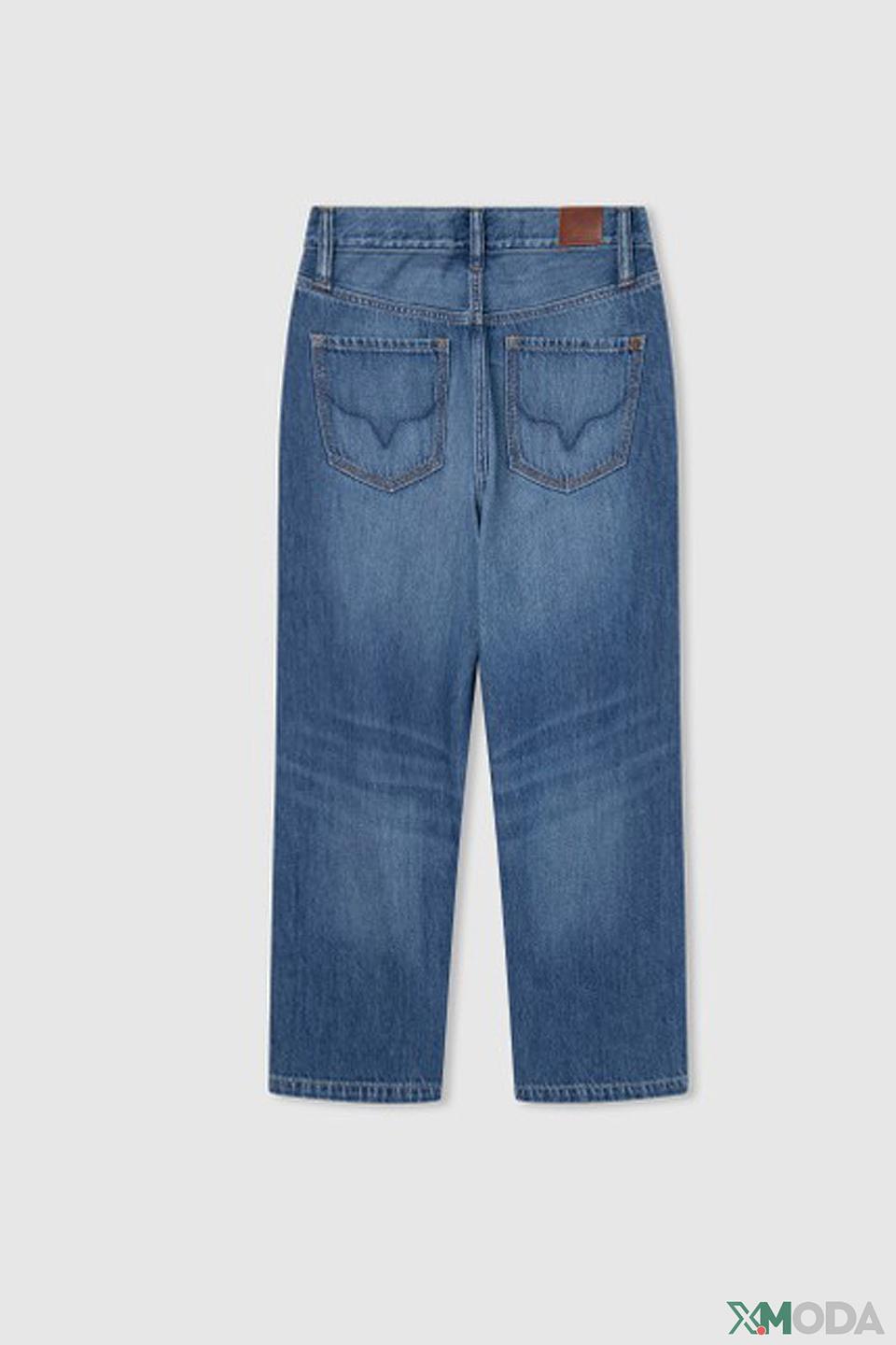 Брюки Pepe Jeans London джинсовые синие