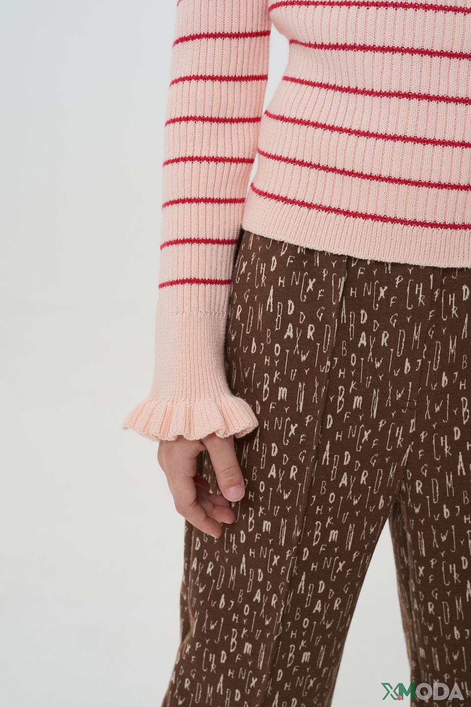 Джемпер Choupette полоска розовый