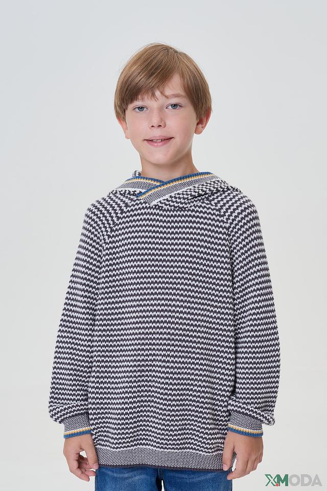 Джемпер Choupette с капюшоном бело-черный