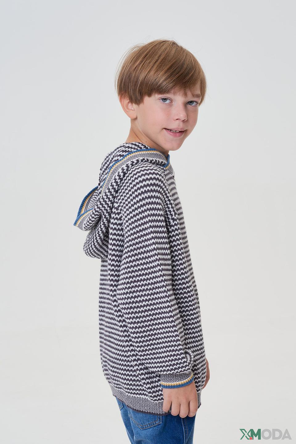 Джемпер Choupette с капюшоном бело-черный