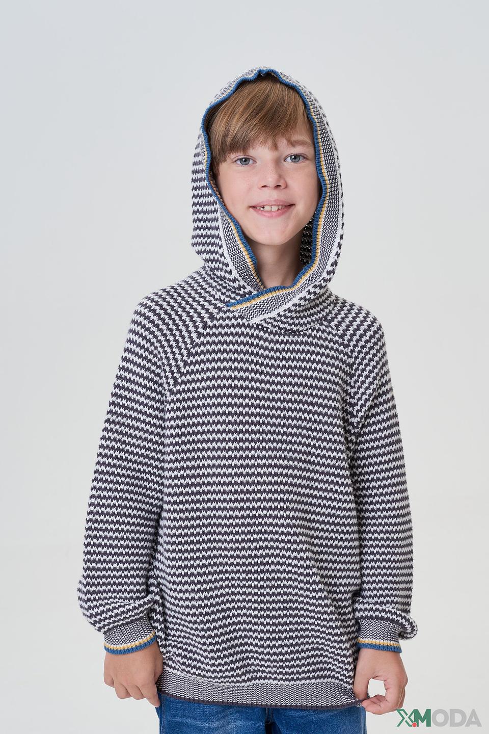 Джемпер Choupette с капюшоном бело-черный