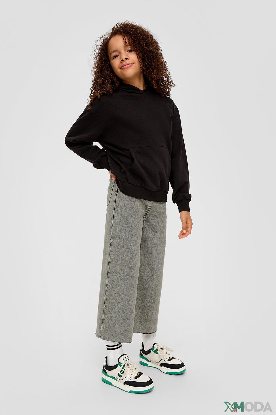 Джинсы s.Oliver серые кюлоты