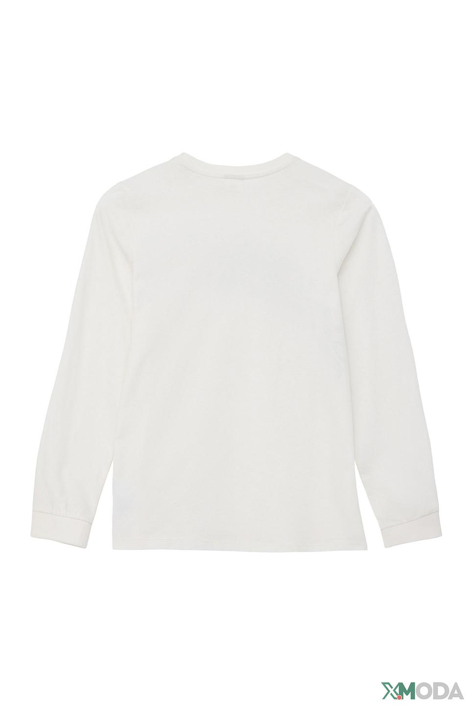 Футболка s.Oliver белая с принтом