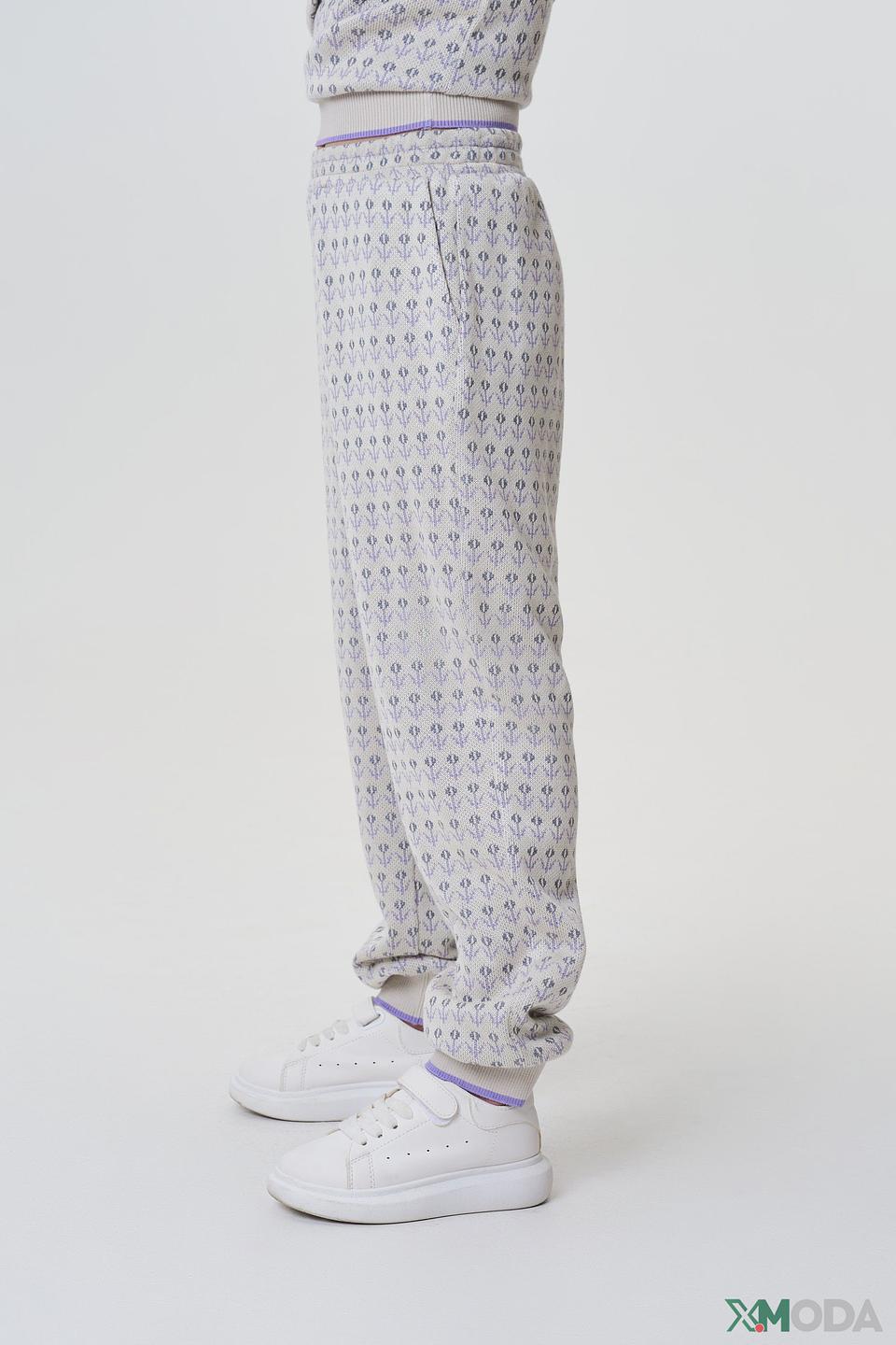 Комплект Choupette дев. серый с лиловым