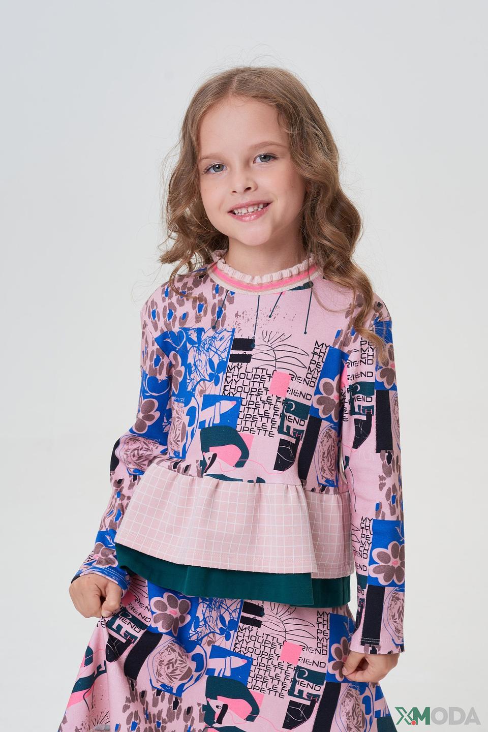 Джемпер Choupette с принтом розовый