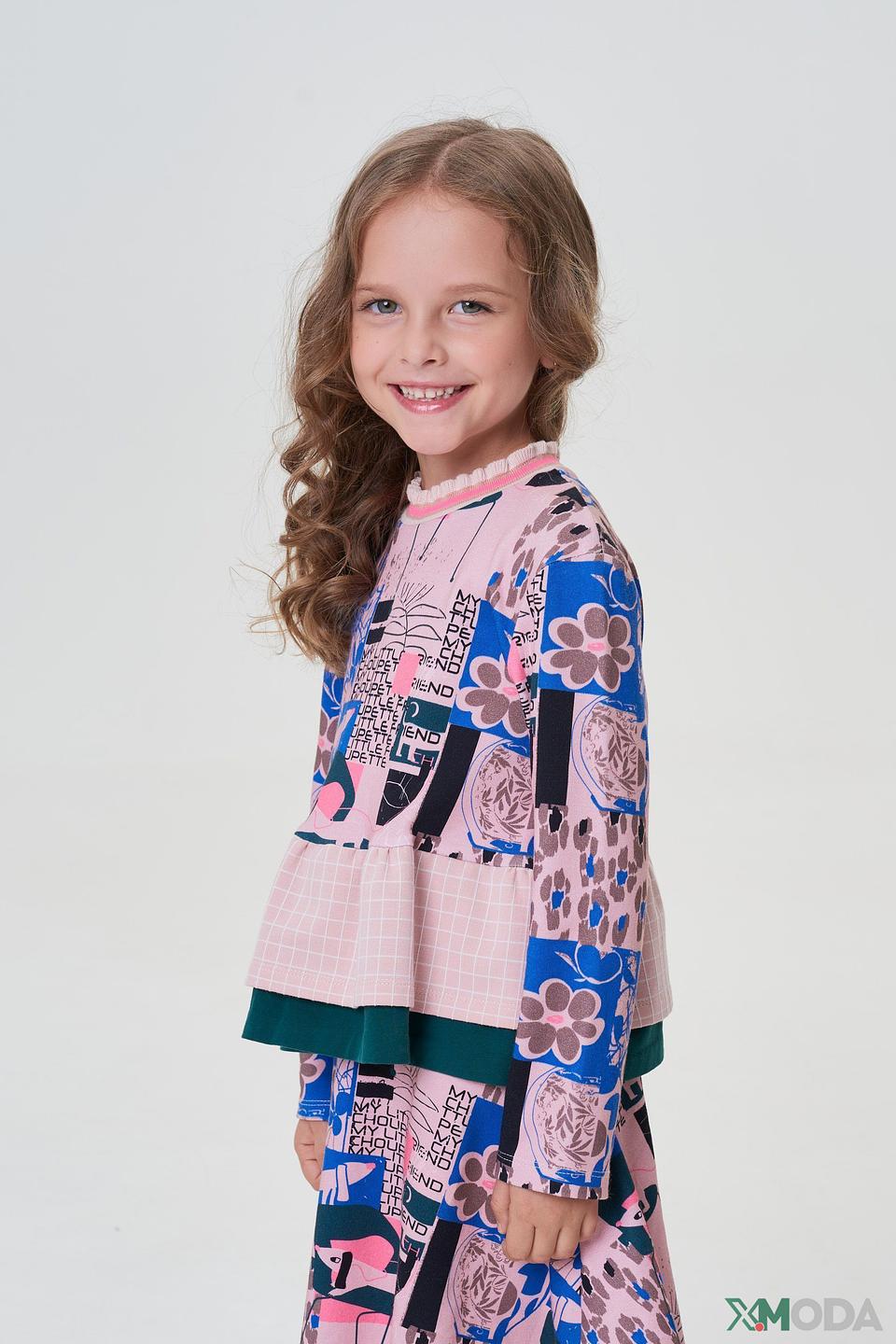 Джемпер Choupette с принтом розовый