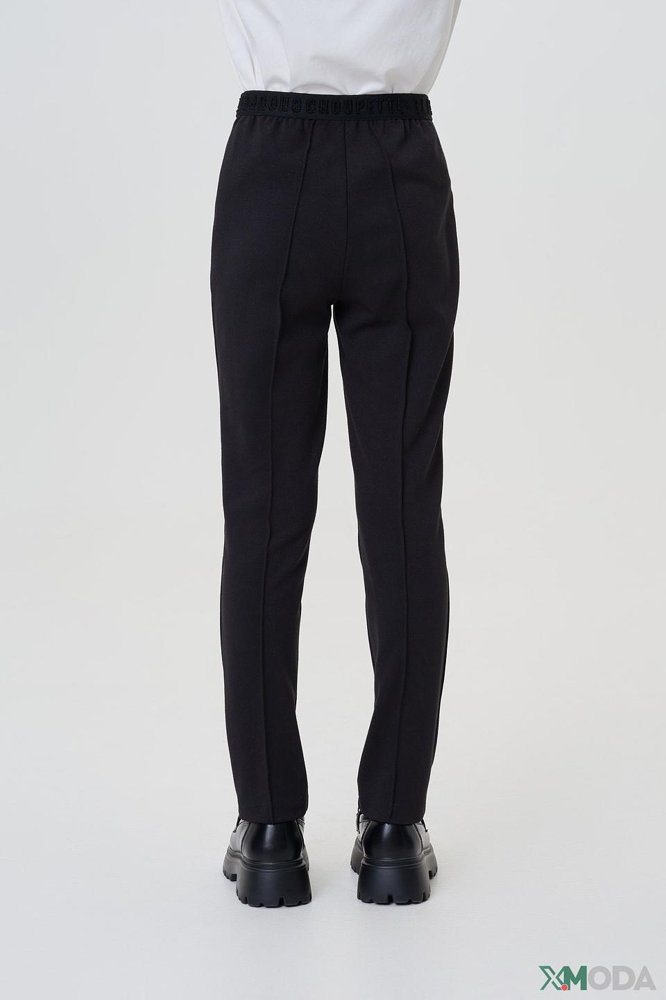 Брюки Choupette чёрные с манжетами